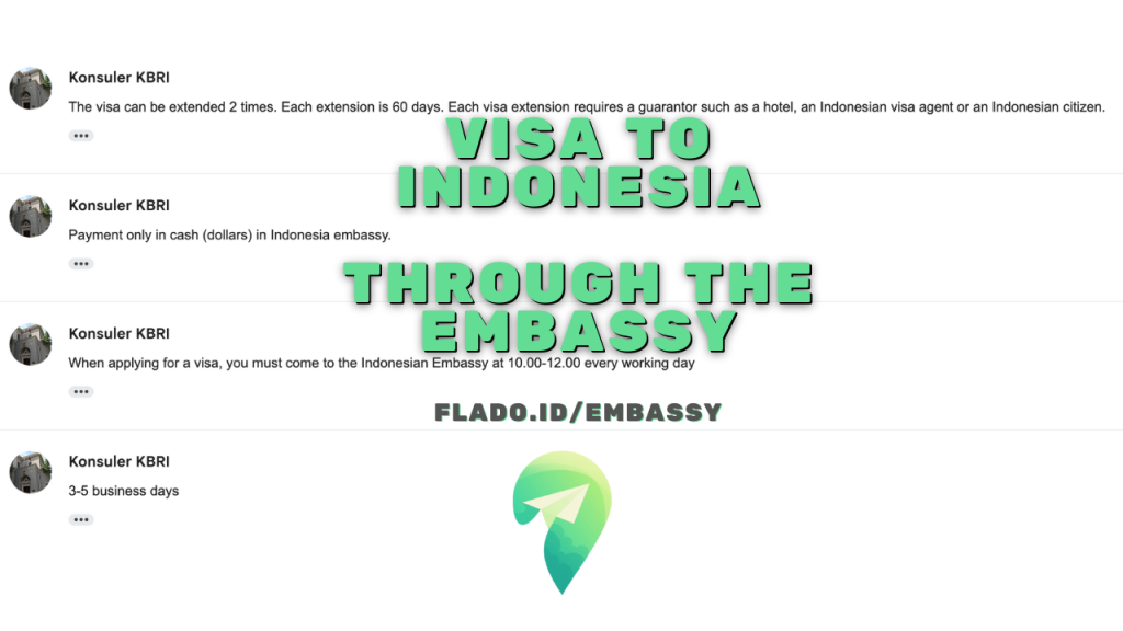 How to Apply for Bali Tourist Visa B211A at the Indonesian Embassy?