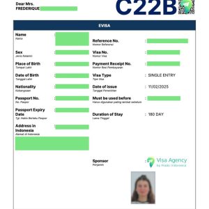 C22B Company Internship Visa – A 180-day stay permit for international interns looking to gain professional experience in Indonesia. Ideal for students and professionals participating in company-sponsored internship programs. Simple application process with easy extensions. Contact via WhatsApp/Telegram: +62 81293134485. More details at flado.id.