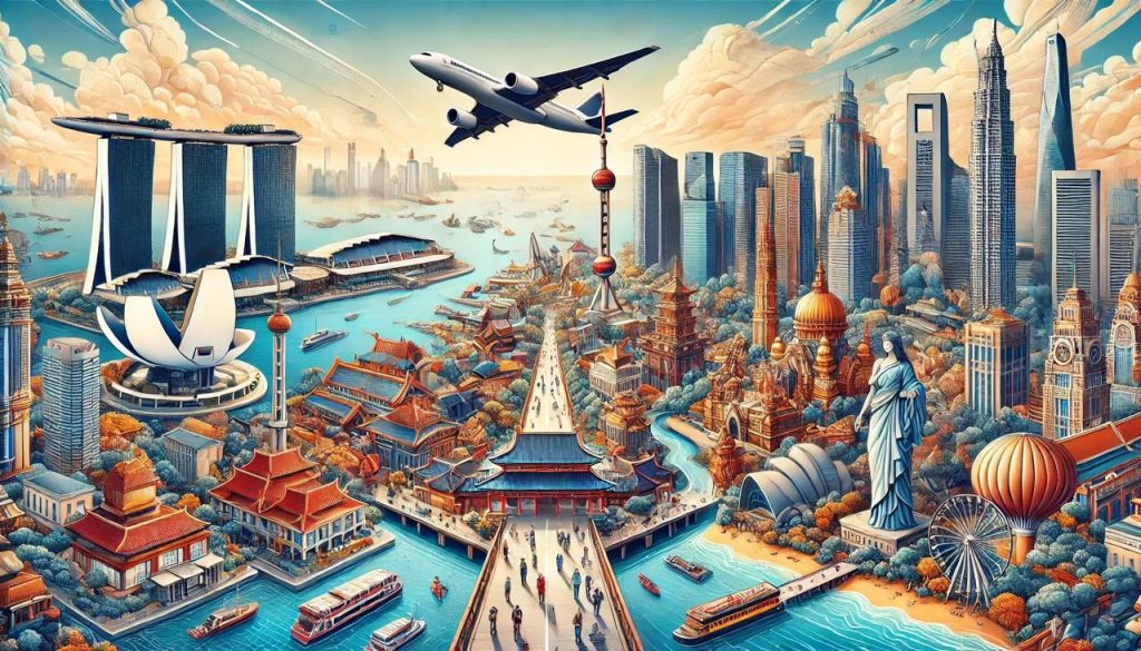 Visa-Free Transit in Singapore & China: Complete Guide and Itinerary Example Including Bali, Singapore, China, Kuala Lumpur, and Thailand