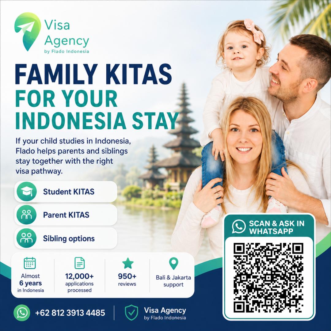 Family KITAS in Indonesia through Student KITAS and Flado Family Relocation